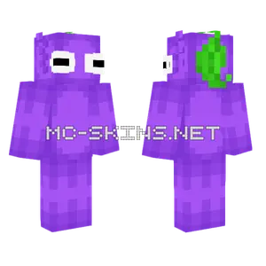 Purple Pikmin Minecraft skin