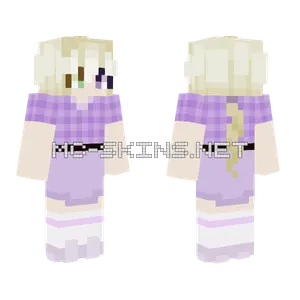 Purple Plaid Girl Minecraft skin
