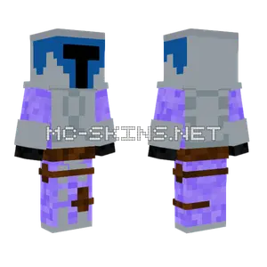 Purple Robot Minecraft skin