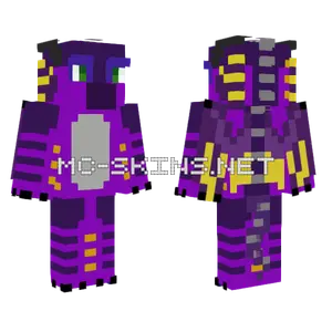 Purple Robot Suit