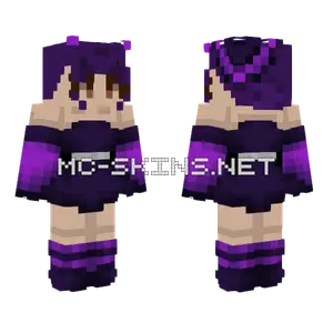 Purple School Uniform