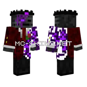 Purple Shadow Creature Minecraft skin