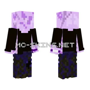 Purple Shirt Outfit Minecraft skin