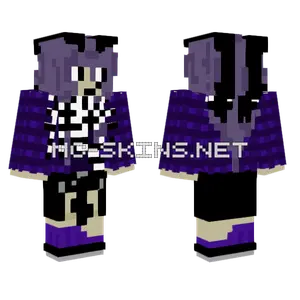 Purple Skeleton Skin Minecraft skin