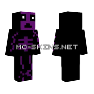 Purple Skull Trooper Minecraft skin