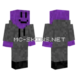 Purple Smiley Face Boy