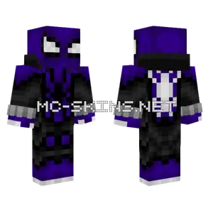 Purple Spider Monster Minecraft skin