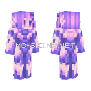 Purple Stars Adventure Minecraft skin