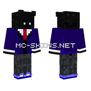 Purple Suit With Tie