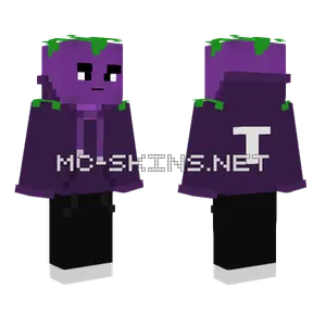Purple T-Shirt Character