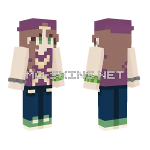 Purple Tunic Girl