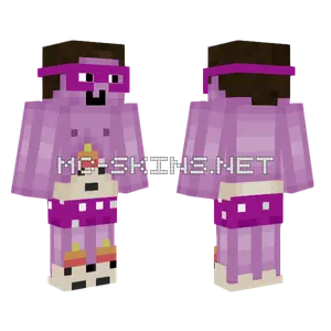 Purple Unicorn Minecraft skin