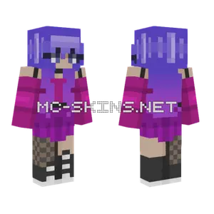 Purple Waves Rce Minecraft skin