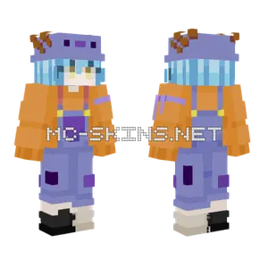 Purple Witch Outfit Minecraft skin