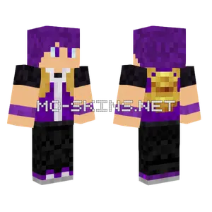 Purple Wizard Skin Minecraft skin