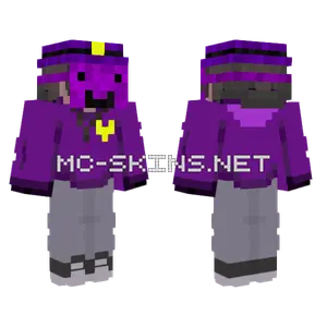 Purpul Guy Minecraft skin