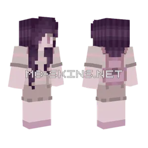 Purpy Backpack Skin Minecraft skin