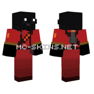 Pyro TF2 Minecraft skin