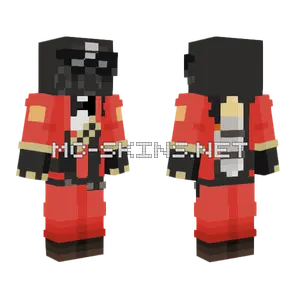Pyro With Cosmetics Minecraft skin