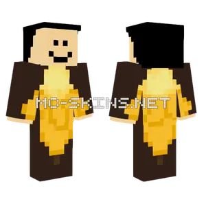 Quackity Banana Minecraft skin
