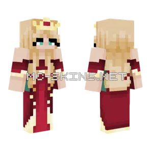 Queen Half Vampire Jessica Minecraft skin