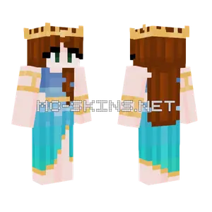 Queen Of The Ocean Minecraft skin
