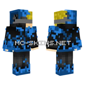 Qzlogan2 Skin Blue Blindfolded Minecraft skin