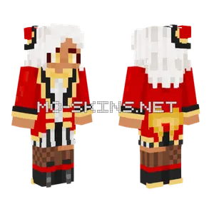 Raah Red Jacket Minecraft skin