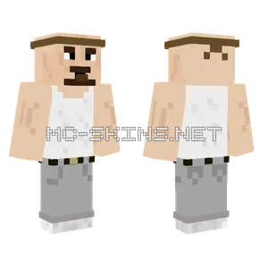 Rabbit Man Minecraft skin