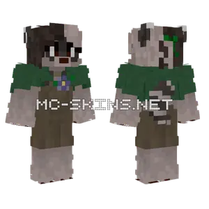 Raccoon Character Skin Minecraft skin