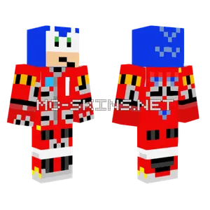 Racesuit Sonic SA2 Minecraft skin
