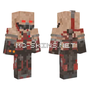 Radical Cyborg Minecraft skin
