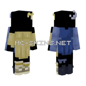 Raffle Blue Suit Minecraft skin
