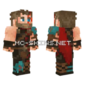 Ragnark Thor Minecraft skin