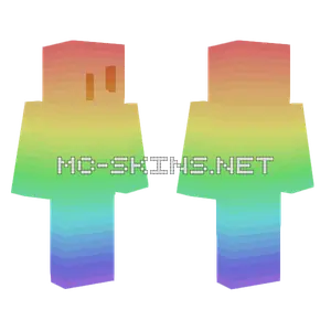 Rainbow Boi Minecraft skin