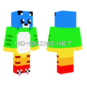 Rainbow Cat Minecraft skin