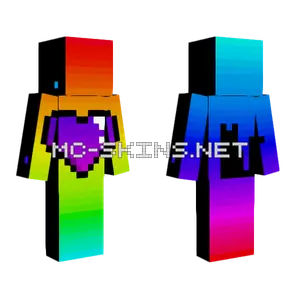 Rainbow Cat Skin Minecraft skin