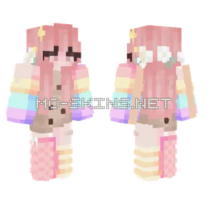 Rainbow Cookie Yum Minecraft skin