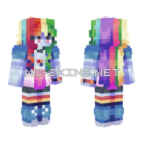 Rainbow Dash Minecraft skin