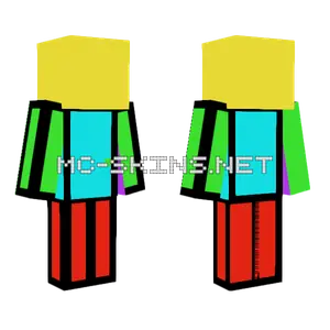 Rainbow Dream Minecraft skin