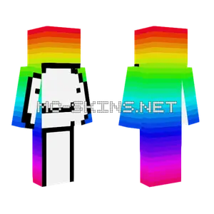 Rainbow Dream Minecraft skin