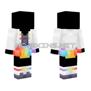 Rainbow Dress Base Minecraft skin