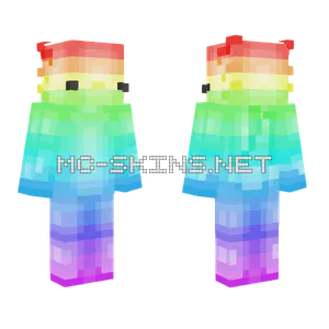 Rainbow Fixed Minecraft skin