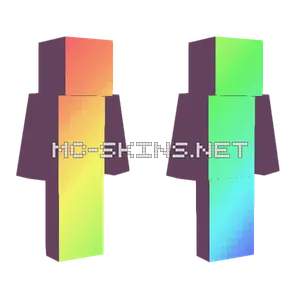 Rainbow Gradient Ce Minecraft skin