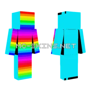 Rainbow Gradient Skin Minecraft skin