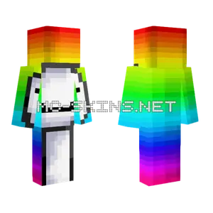 Rainbow HD Dream Minecraft skin