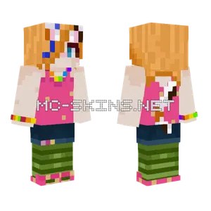 Rainbow Heart Dress Girl