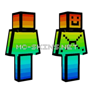 Rainbow Jelly Meme Minecraft skin