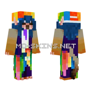 Rainbow Jester Hat