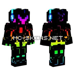 Rainbow Knight Skin Minecraft skin